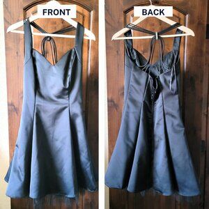 Betsy & Adam Black Formal Dress